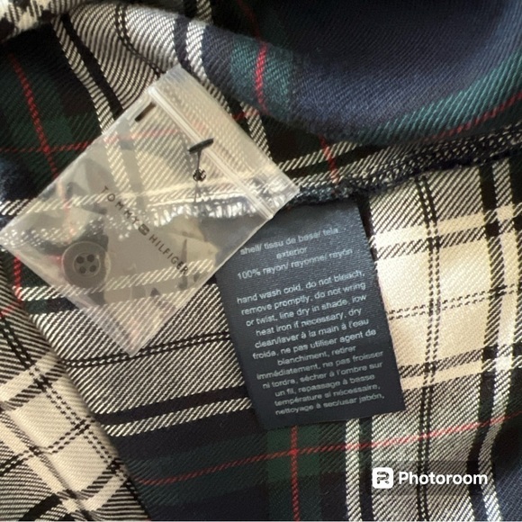 Tommy Hilfiger nwot Tartan Plaid midi dress size 10 - Picture 6 of 6